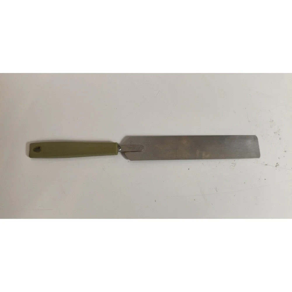 Vintage EKCO Spatula Spreader Cake Icing Avocado Green Plastic Handle Utensil